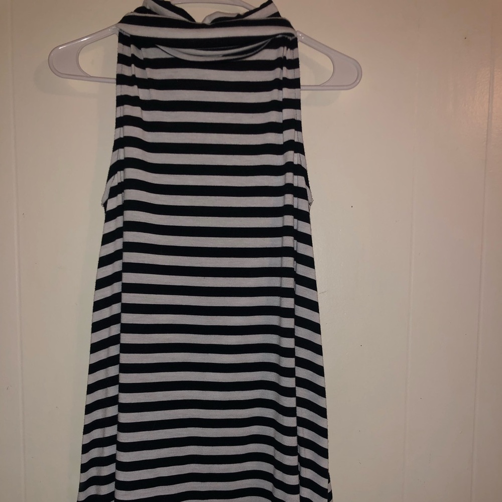 Collard Striped Dress
